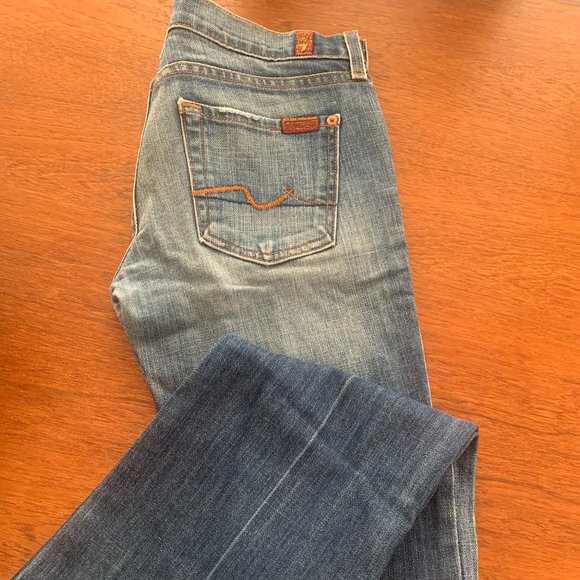 Vintage 7 For All Mankind Bootcut Jean - Size 25 - Picture 1 of 4